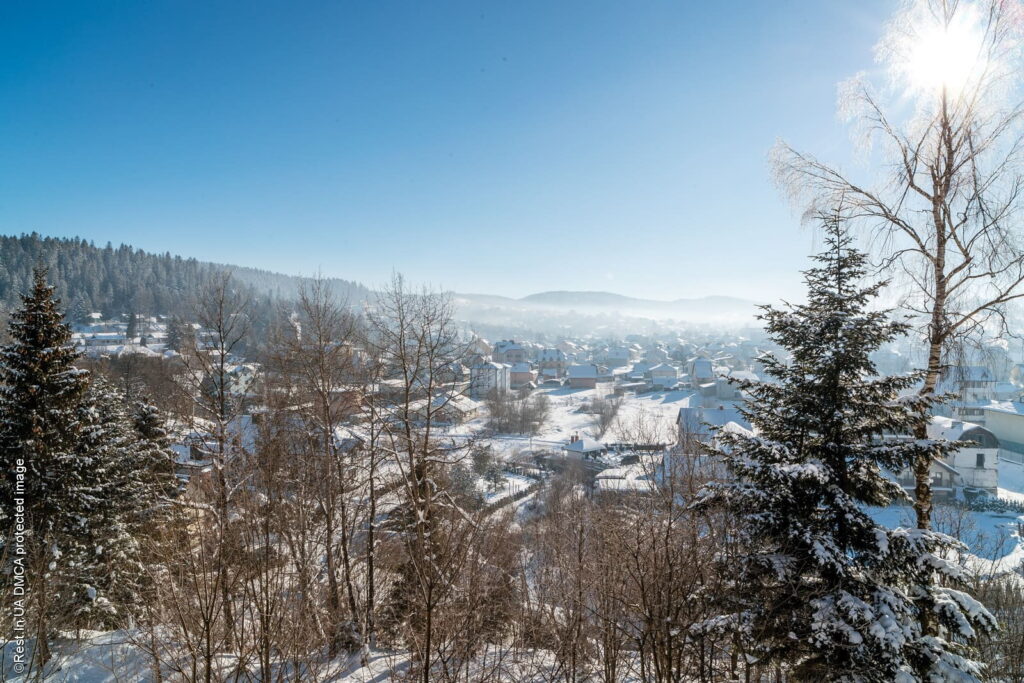 Карпатский зимний пейзаж